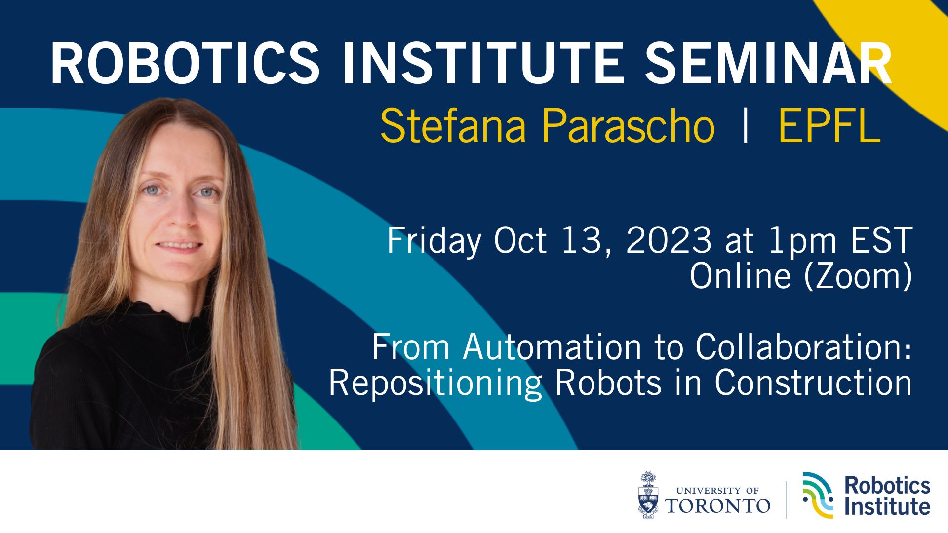 Prof. Parascho lecture event at University of Toronto